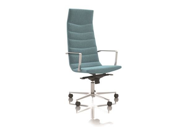 Siège de bureau design Luny, illustrant son design avec un dossier et une assise qui offrent un excellent soutien et confort.