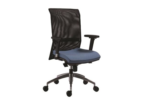 Siège de bureau ergonomique ERGO+, conçu pour un confort supérieur, avec un dossier en maille respirante, une assise rembourrée et des accoudoirs réglables, parfait pour un usage prolongé.