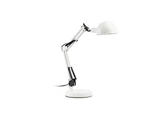Lampe de bureau Patrol au design épuré, idéale pour un éclairage précis et directionnel. Elle est équipée d’un bras ajustable permettant une orientation flexible de la lumière, offrant ainsi un confort visuel optimal pour les espaces de travail modernes.