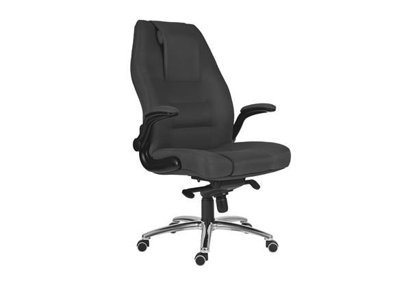 Fauteuil ergonomique MARKUS vue de face, illustrant son design moderne avec une assise confortable, un dossier en maille respirante, et des accoudoirs ajustables, idéal pour un confort optimal au bureau.