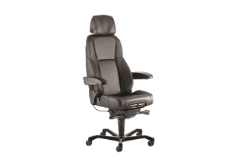 Siège de bureau ergonomique 24/24 Manager, conçu pour un usage intensif, offrant un confort optimal et un soutien lombaire idéal pour les longues journées de travail.