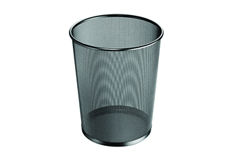 Corbeille à papier métallique Miro, un accessoire pratique et design pour trier vos déchets de bureau, alliant robustesse et élégance.