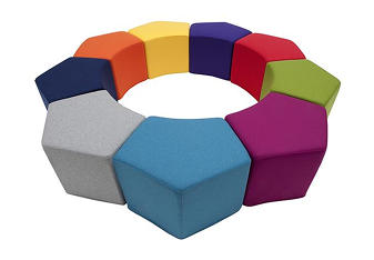 Assise d'accueil Soft Seating React, design ergonomique et modulable, idéale pour des espaces d’attente ou de coworking alliant confort et modernité.