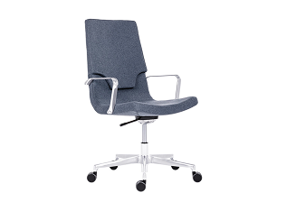 Siège de bureau design Plumb, au style moderne et ergonomique, conçu pour offrir confort et soutien pendant de longues heures de travail tout en s’intégrant parfaitement dans un environnement professionnel contemporain.