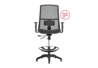 Siège technique Opus High, conçu pour offrir un confort supérieur et un soutien optimal lors d'une utilisation prolongée, avec un design moderne et une fonctionnalité ajustable pour les environnements de travail exigeants.