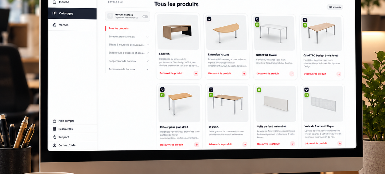 Extranet MySpark pour vos accords-cadres mobilier de bureau